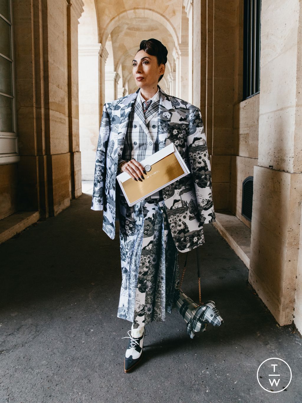 Fashion Week New York Resort 2023 look 18 from the Thom Browne collection 女装