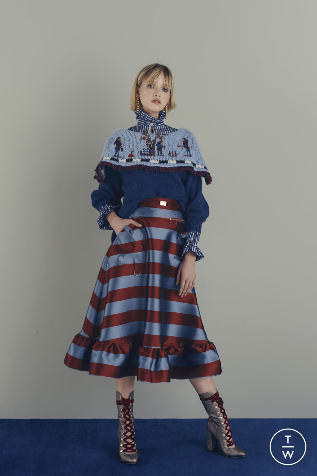 Fashion Week Milan Pre-Fall 2019 look 19 from the Stella Jean collection womenswear