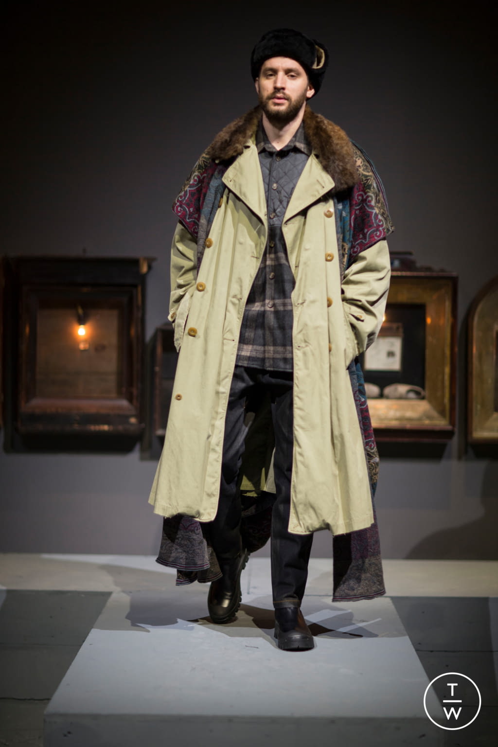 Fashion Week Milan Fall/Winter 2017 look 19 de la collection Antonio Marras menswear