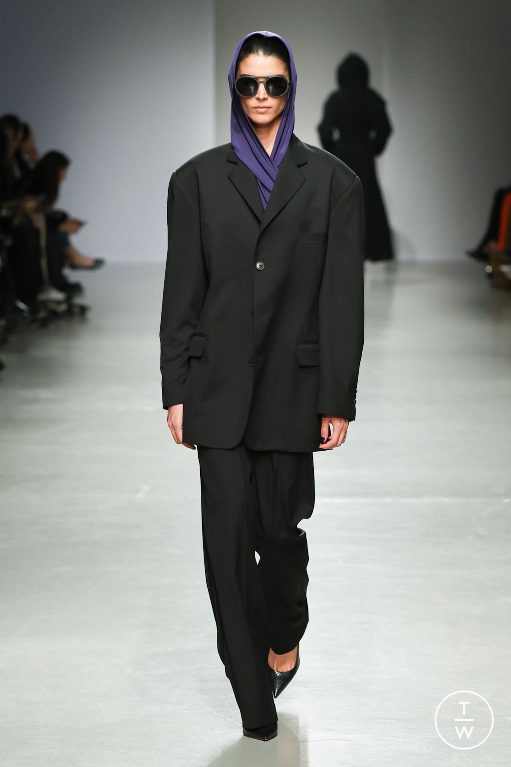 Fashion Week Paris Fall/Winter 2025 look 19 from the Atlein collection 女装