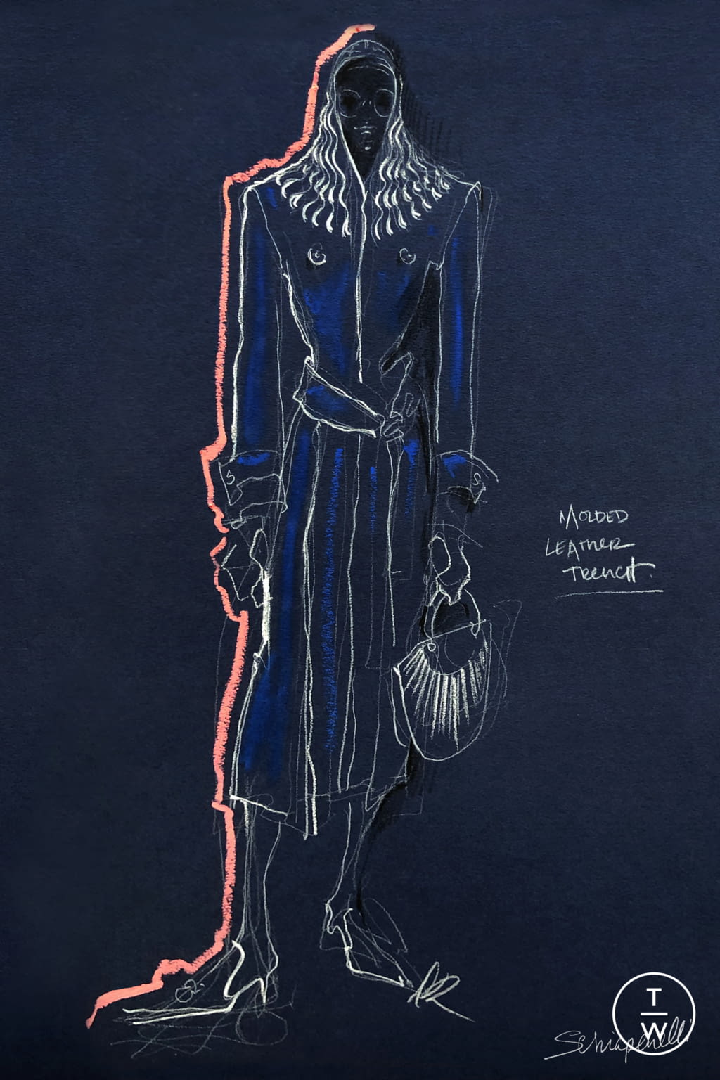 Fashion Week Paris Fall/Winter 2020 look 19 de la collection Schiaparelli couture