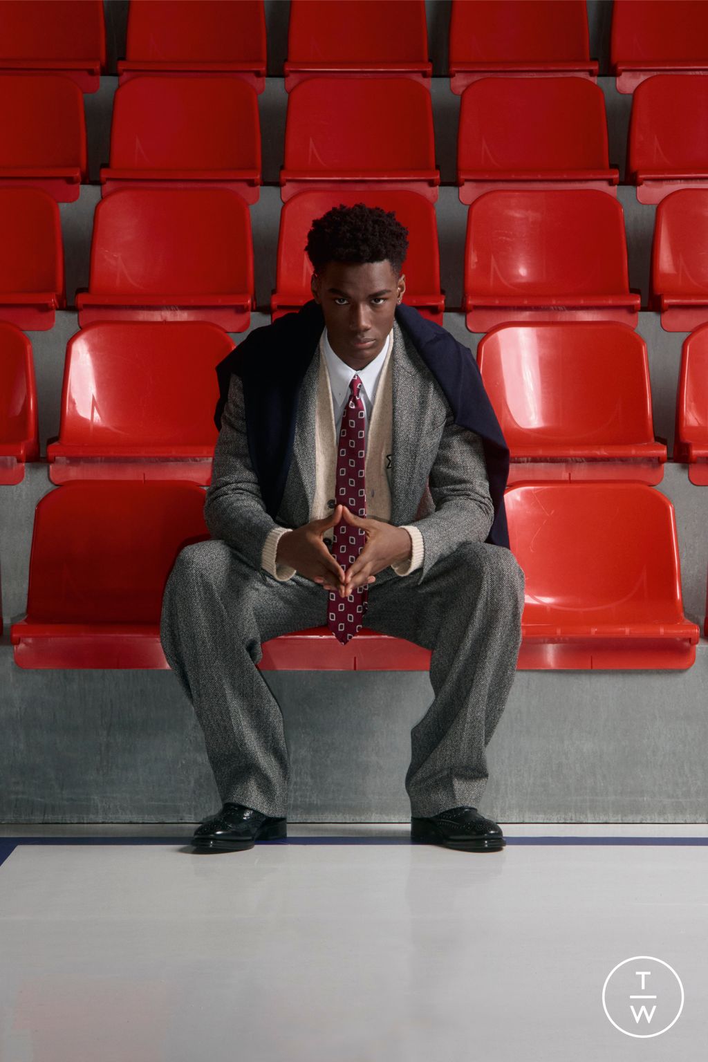 Fashion Week Milan Pre-Fall 2026 look 19 from the Dsquared2 collection 男装