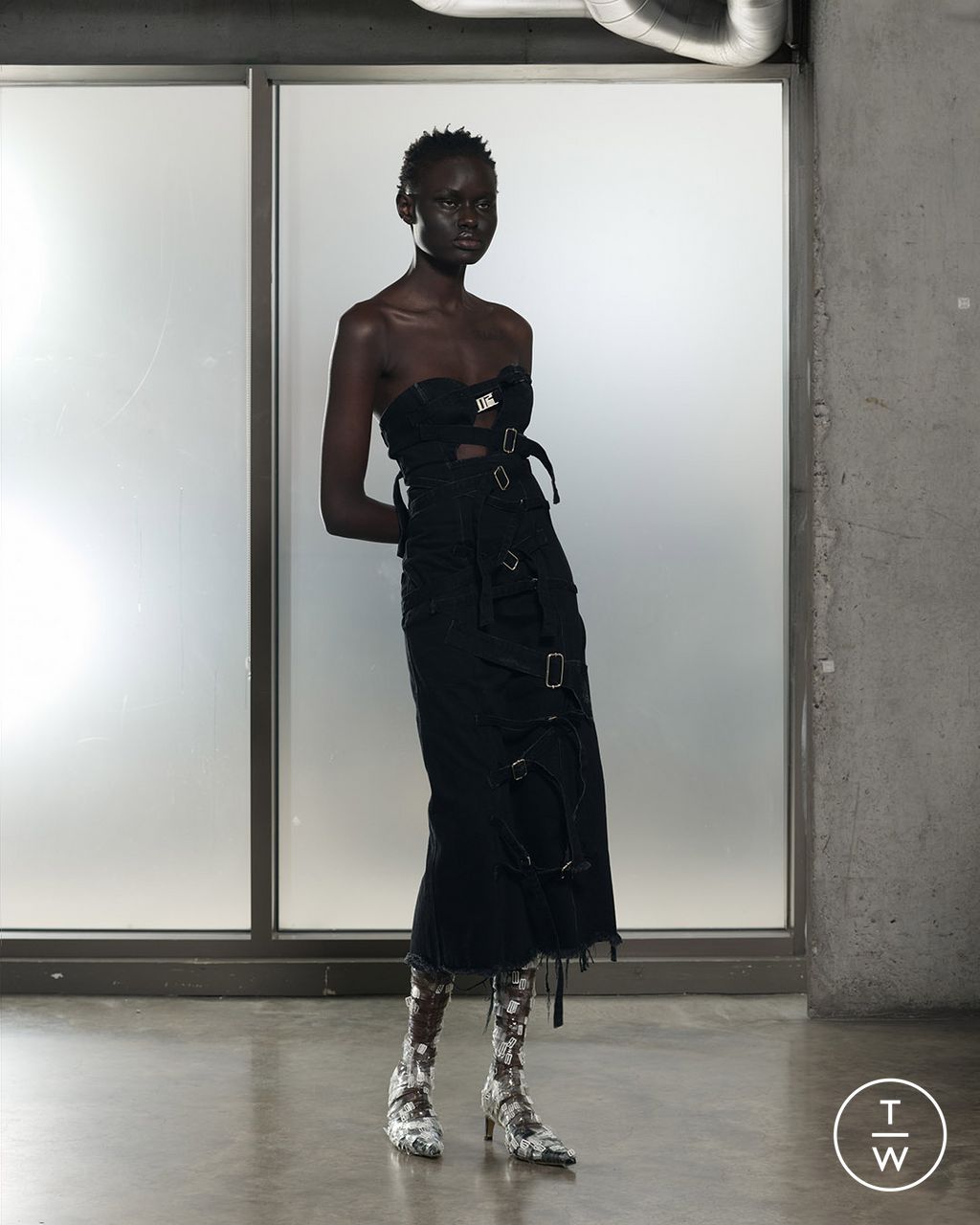 Fashion Week London Resort 2025 look 19 from the Natasha Zinko collection womenswear