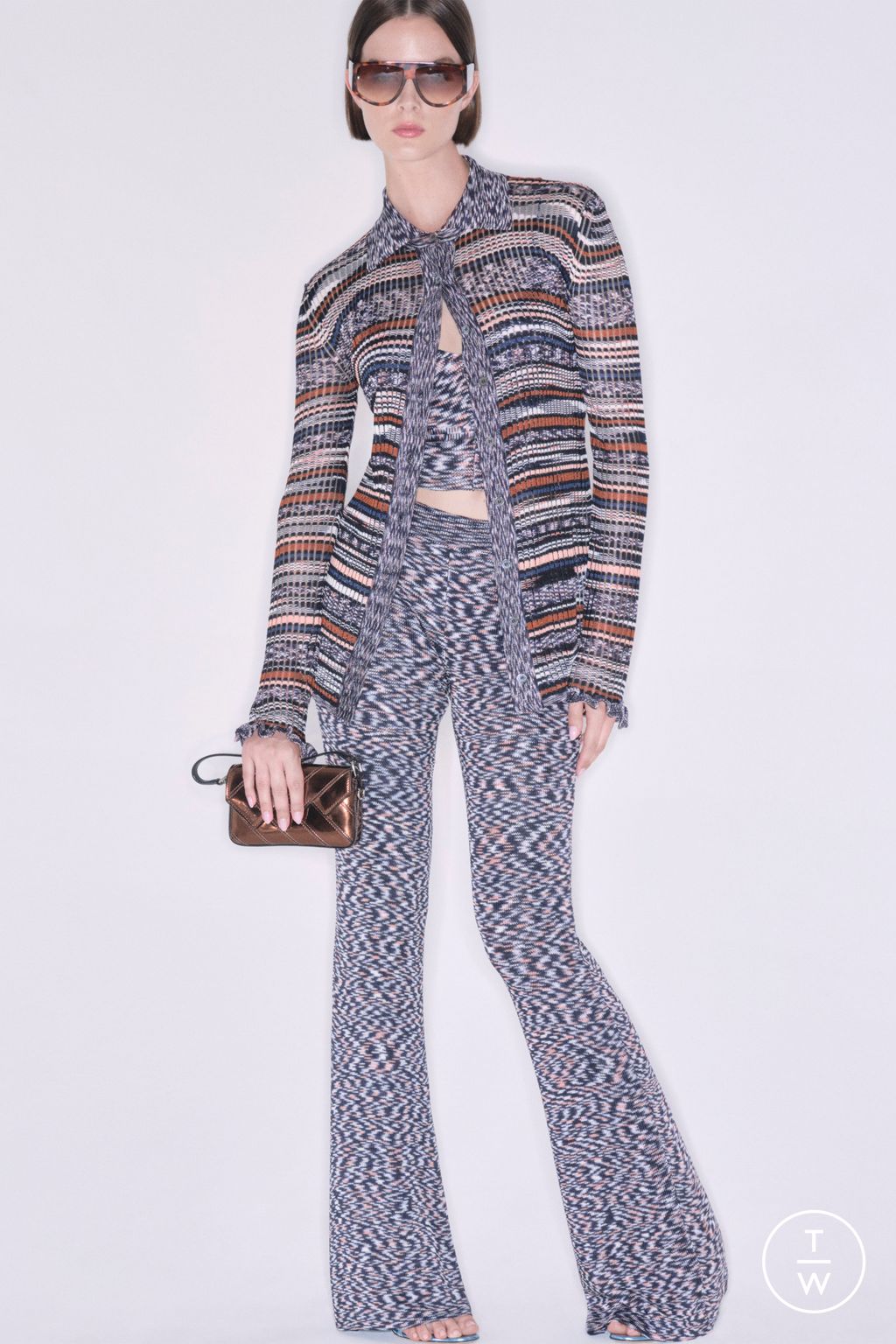 Fashion Week Milan Resort 2024 look 19 from the Missoni collection 女装