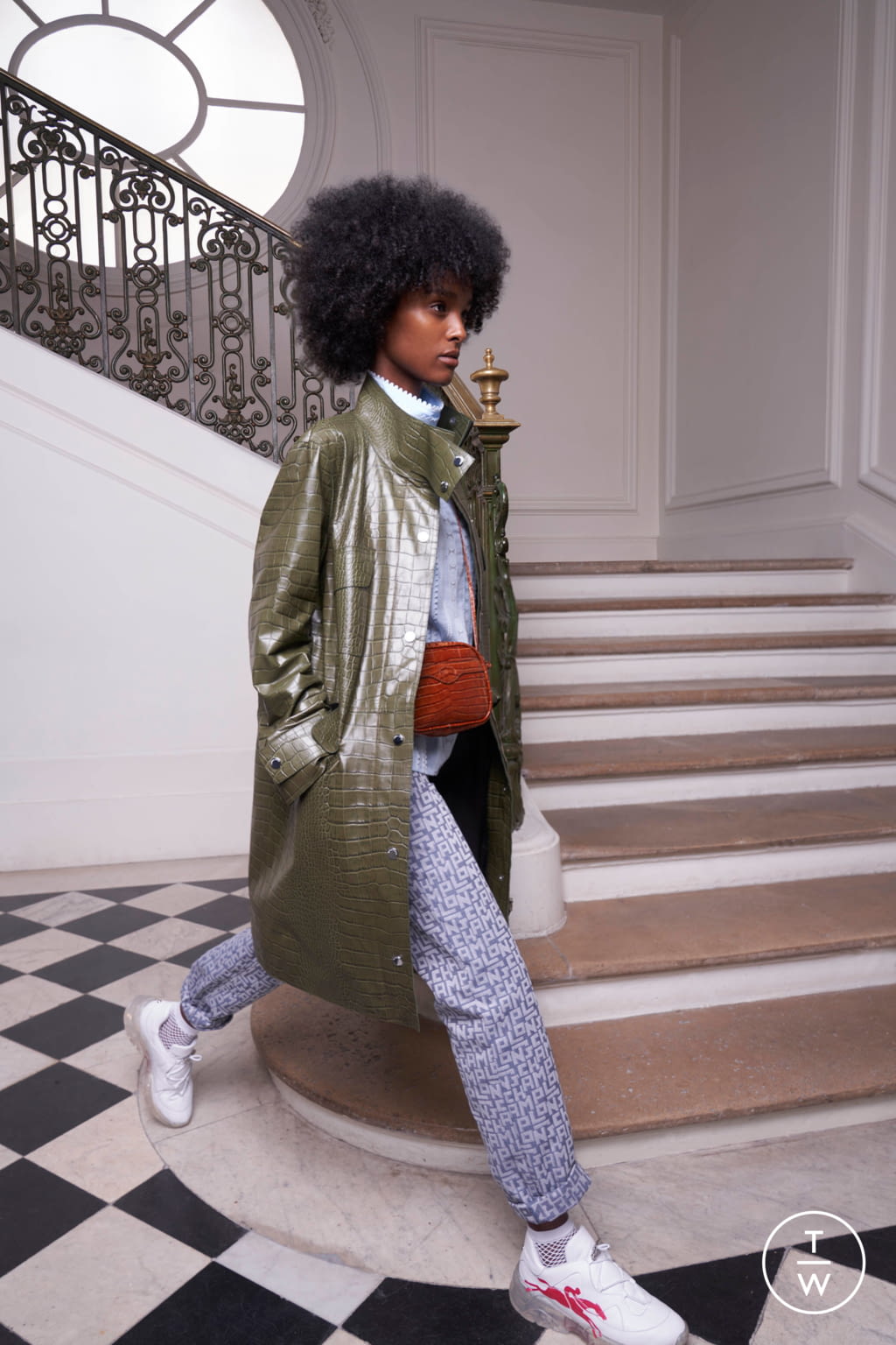 Fashion Week New York Spring/Summer 2021 look 19 from the Longchamp collection womenswear