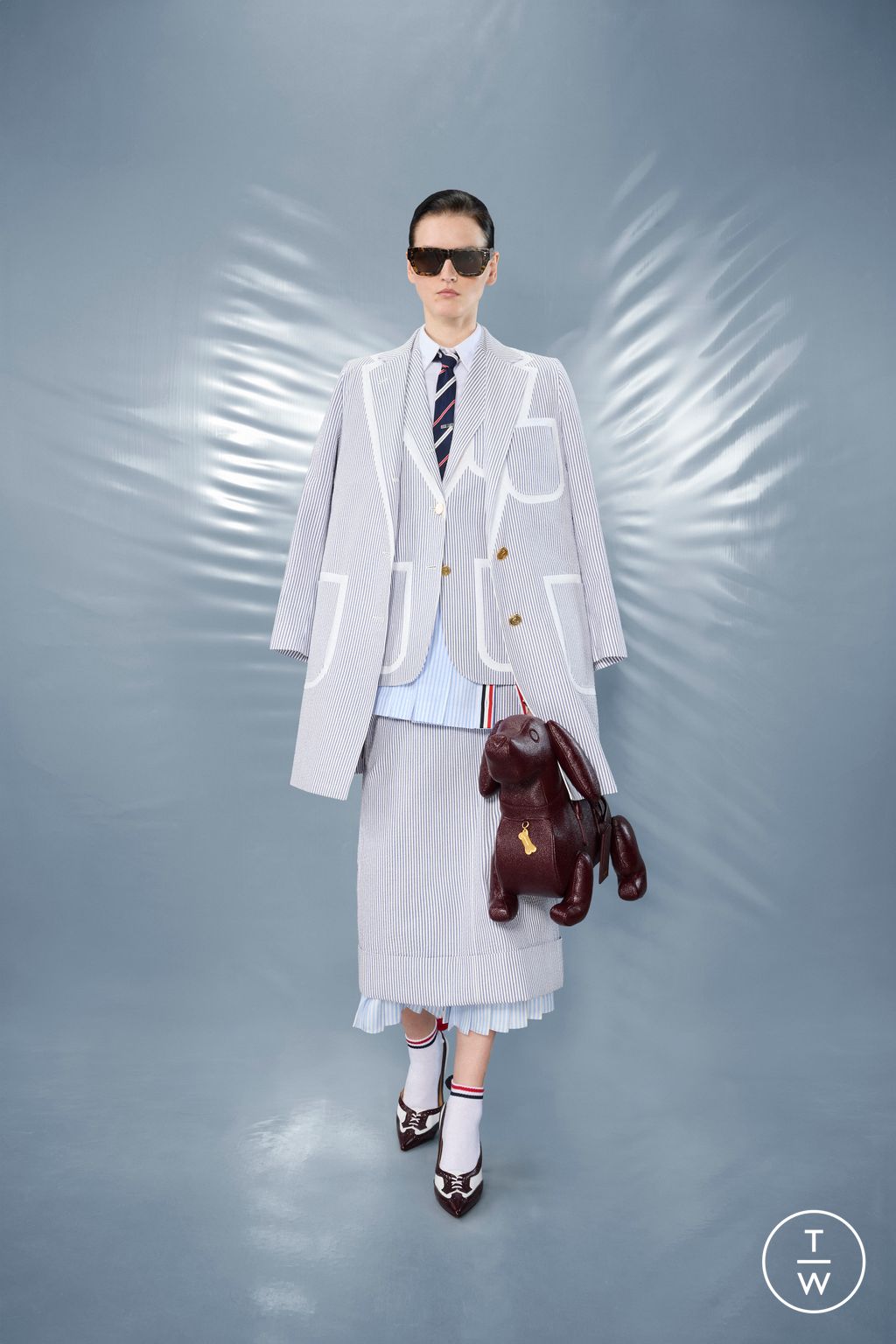 Fashion Week New York Resort 2025 look 20 de la collection Thom Browne womenswear