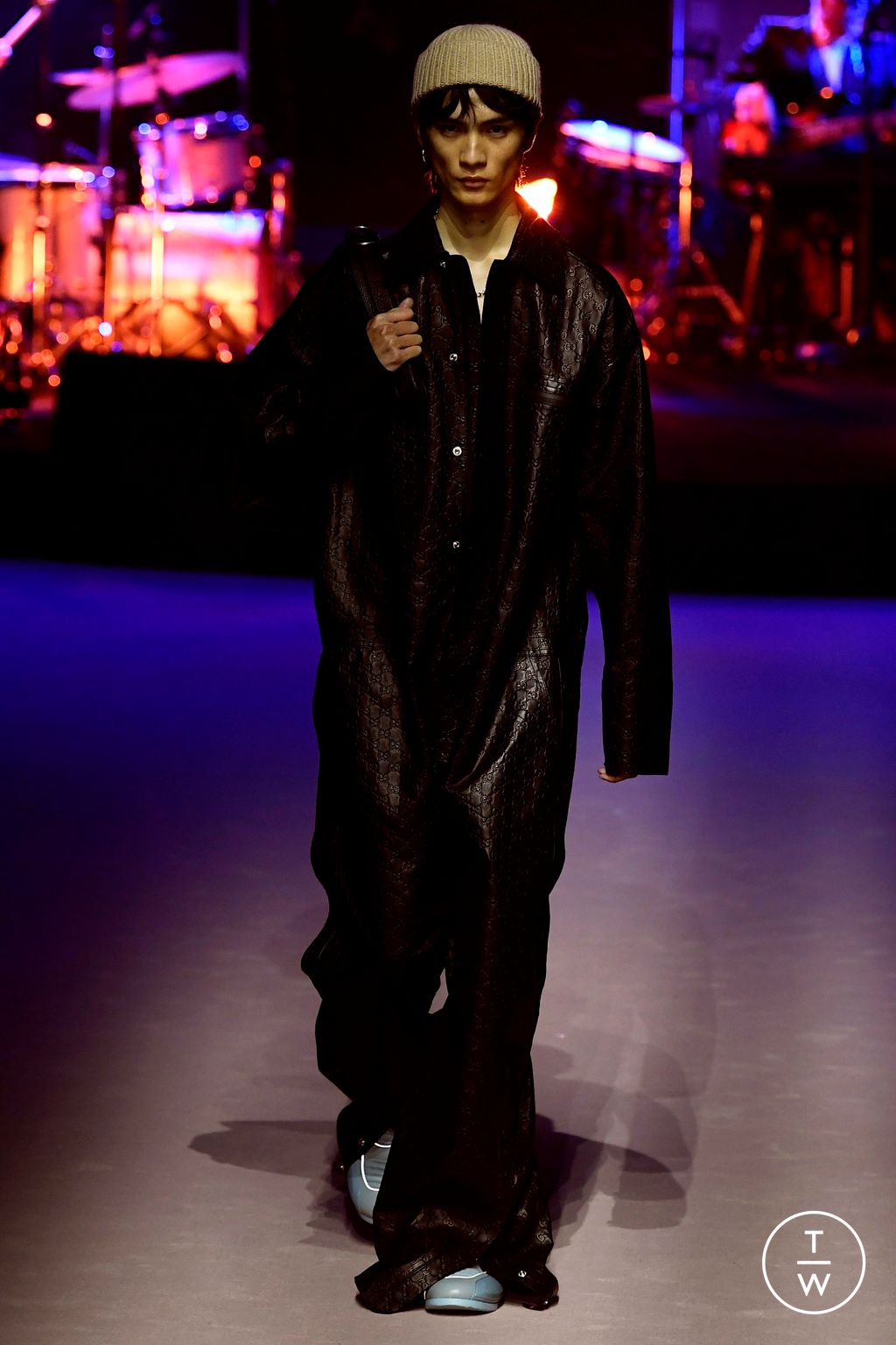 Fashion Week Milan Fall/Winter 2023 look 42 from the Gucci collection 男装