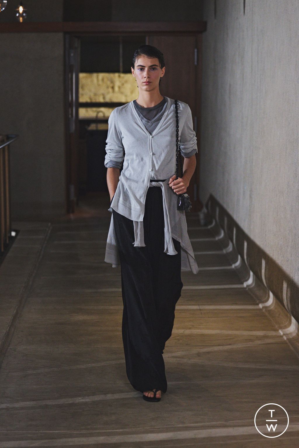 Fashion Week Paris Spring/Summer 2026 look 19 from the Mame Kurogouchi collection womenswear