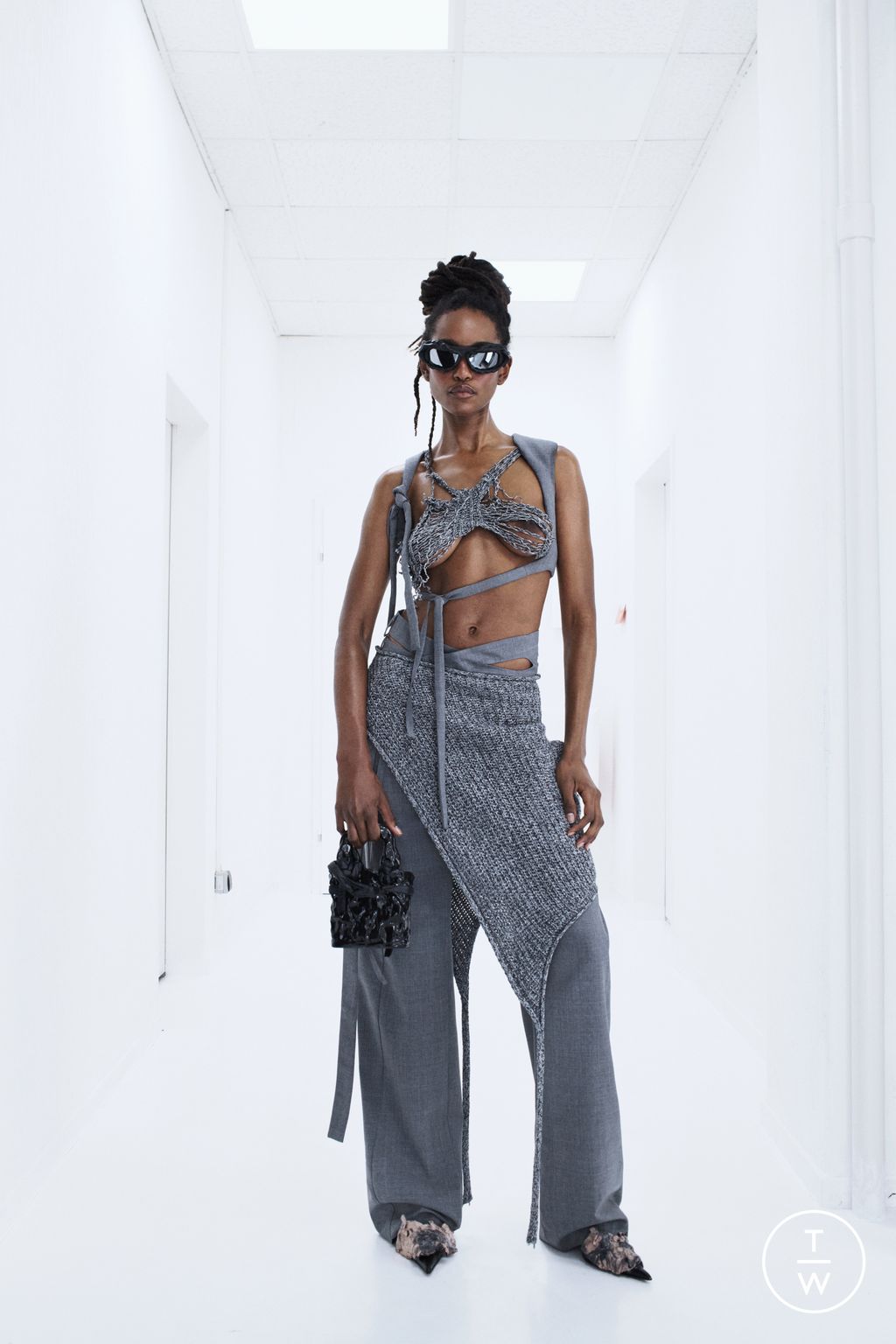 Fashion Week Paris Resort 2023 look 19 from the Ottolinger collection womenswear