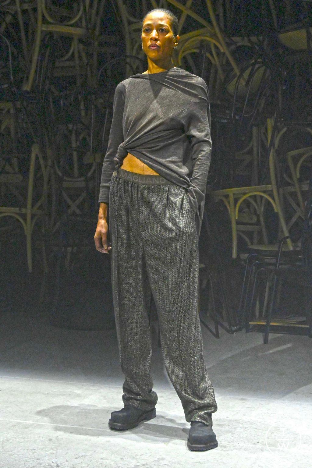 Fashion Week Milan Fall/Winter 2023 look 23 de la collection Magliano menswear