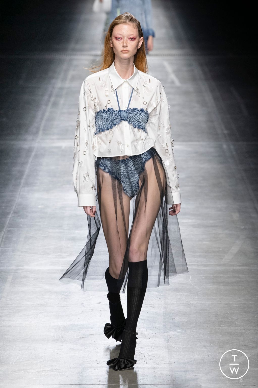 Fashion Week Milan Spring/Summer 2023 look 8 de la collection MSGM womenswear
