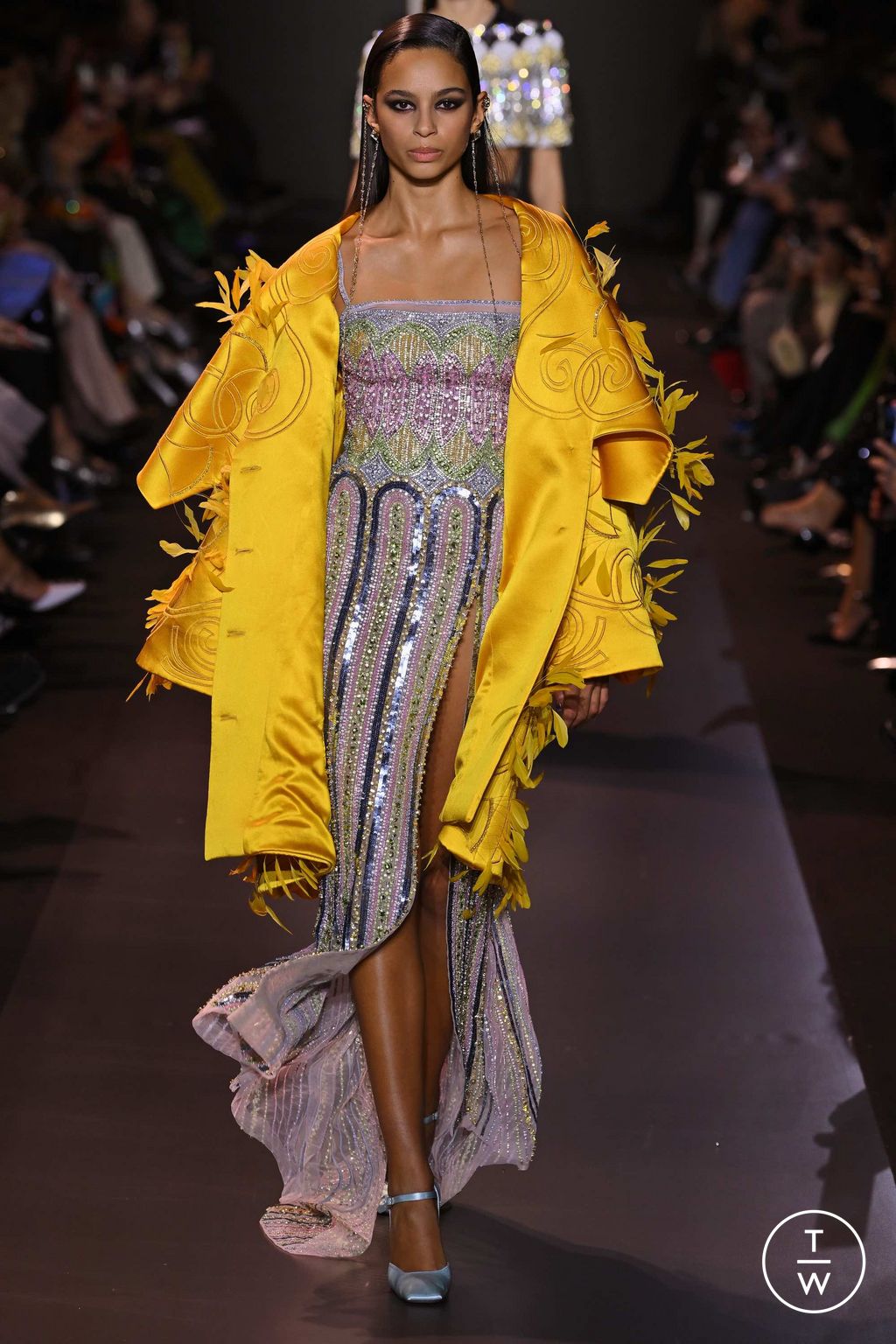 Fashion Week Paris Spring/Summer 2023 look 39 from the Georges Hobeika collection couture