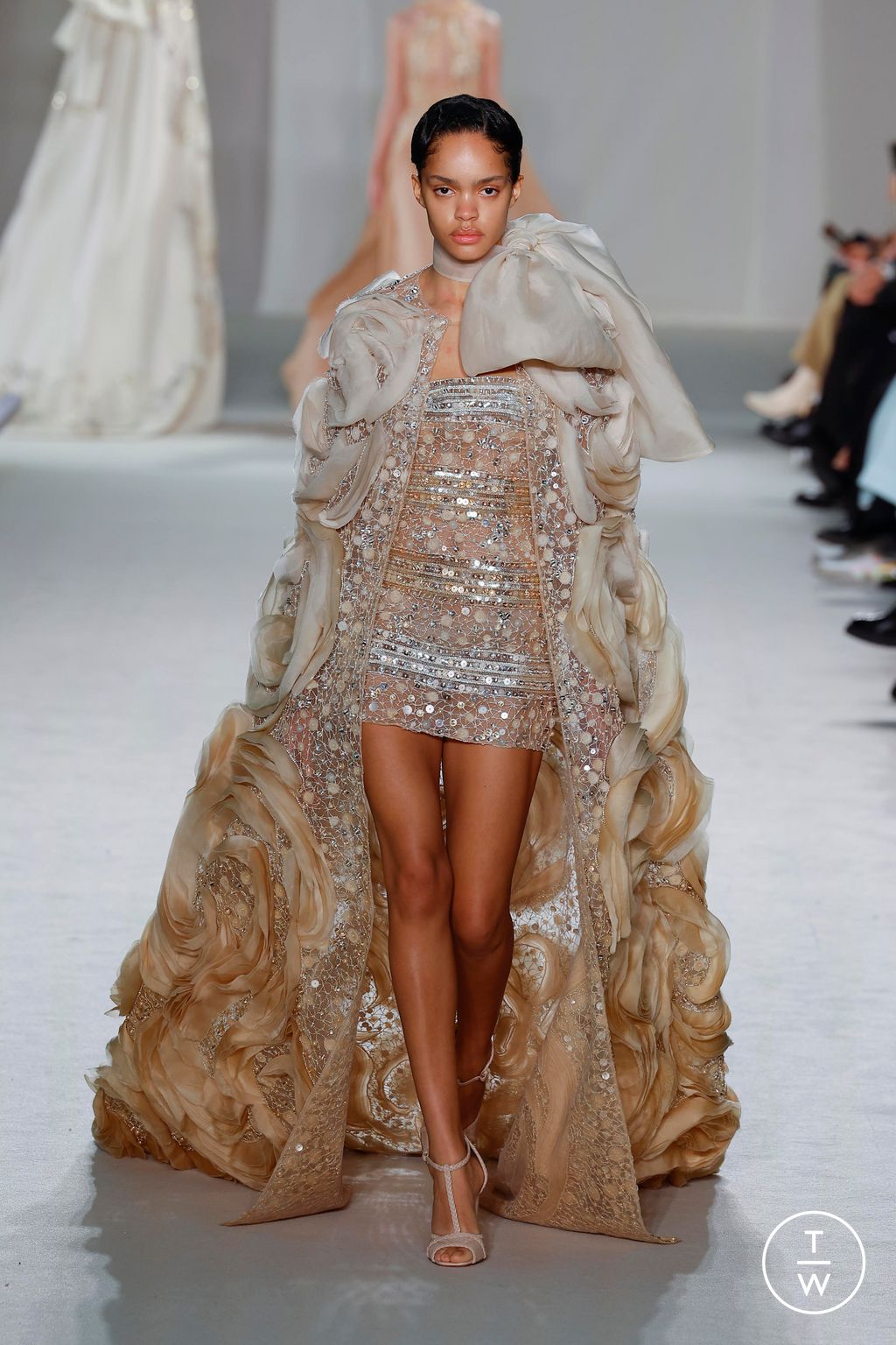 Fashion Week Paris Spring/Summer 2023 look 46 from the Elie Saab collection couture