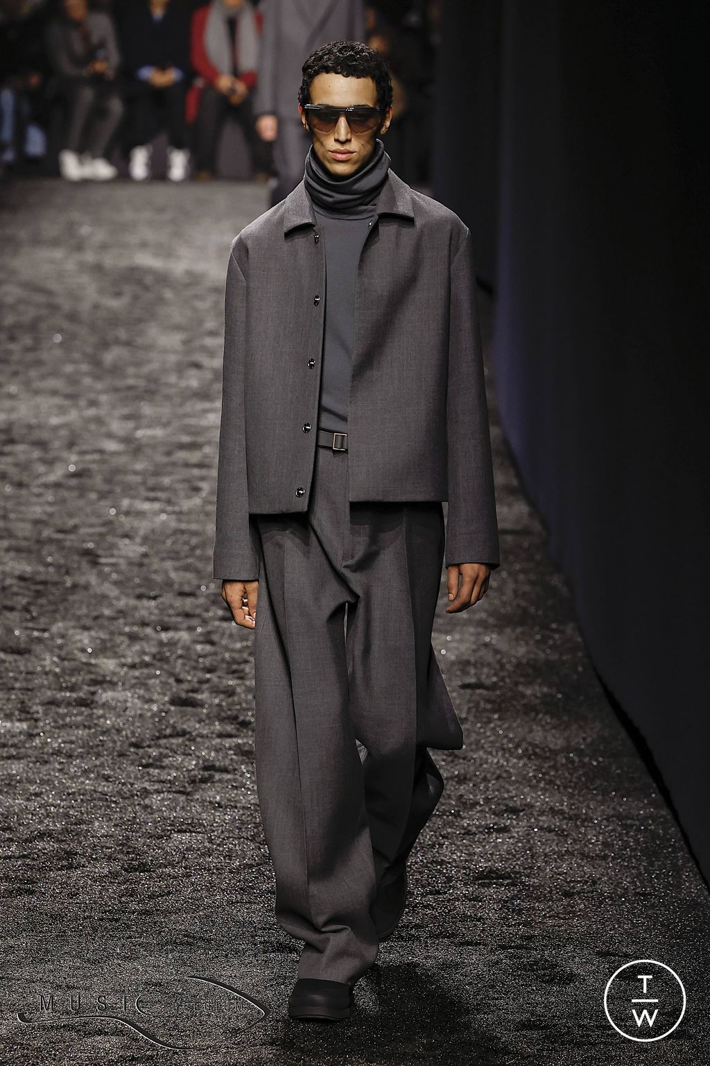 Fashion Week Milan Fall/Winter 2023 look 2 de la collection ZEGNA menswear