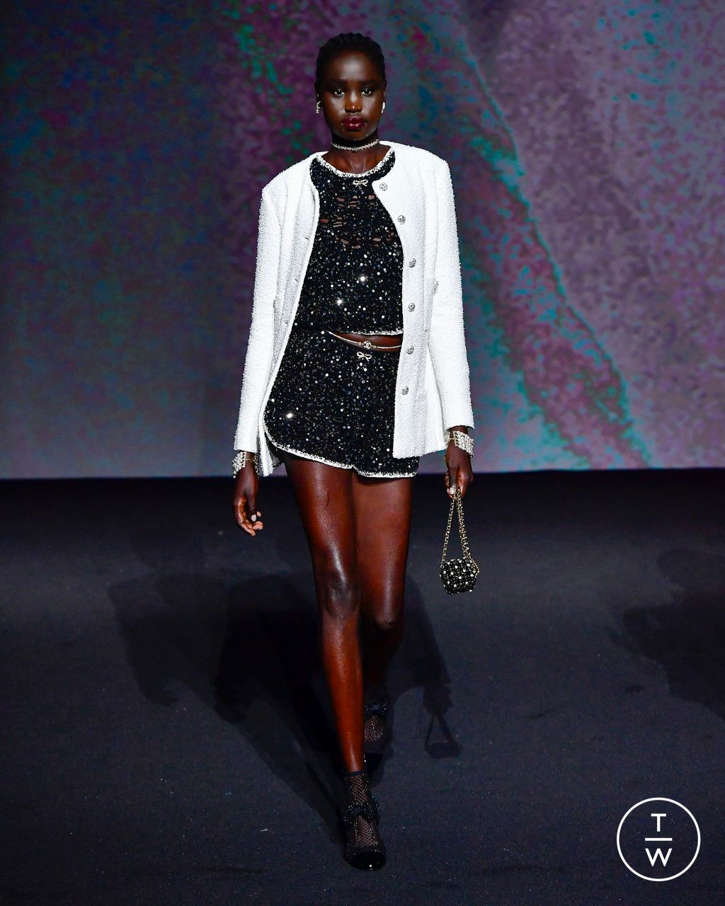 Fashion Week Paris Spring/Summer 2023 look 26 from the Chanel collection womenswear