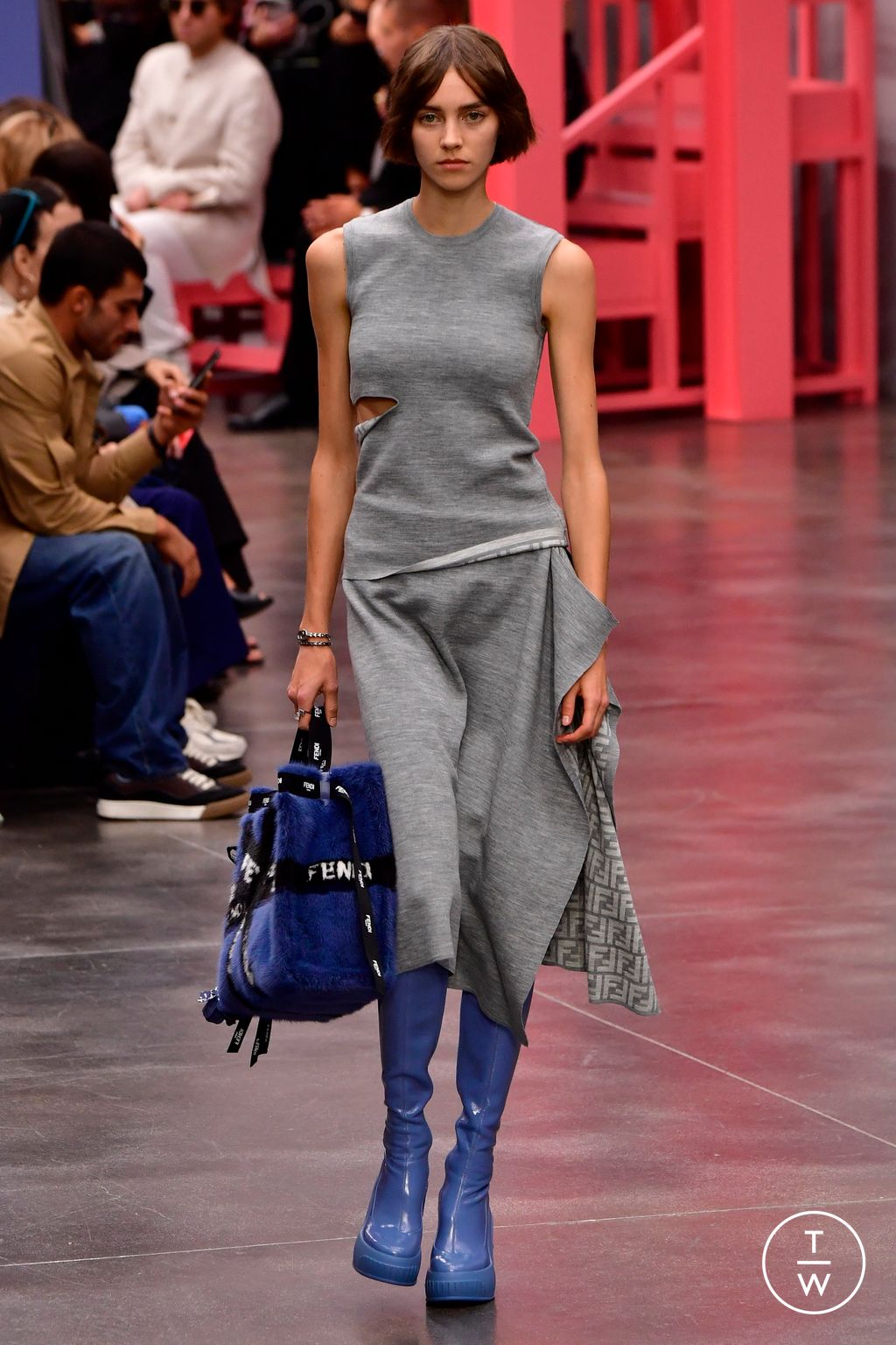 Fashion Week Milan Spring/Summer 2023 look 41 from the Fendi collection womenswear