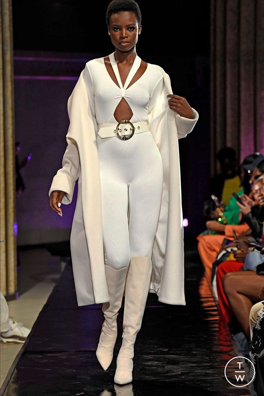 Fashion Week New York Fall/Winter 2022 look 33 from the Sergio Hudson collection womenswear