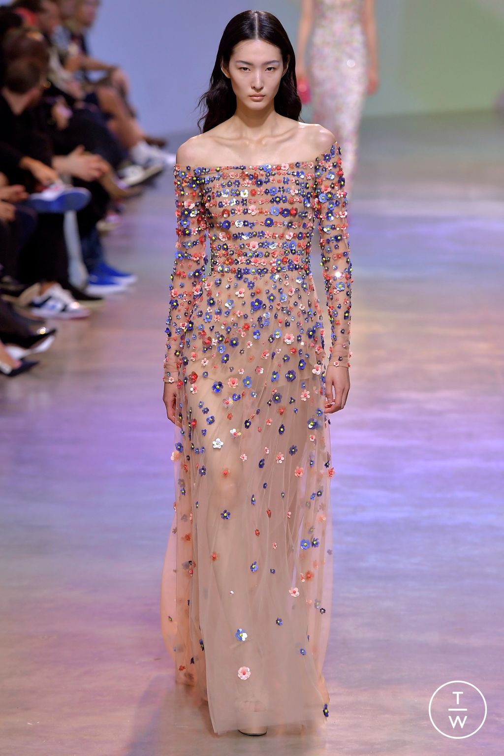 Fashion Week Paris Spring/Summer 2023 look 47 from the Elie Saab collection womenswear