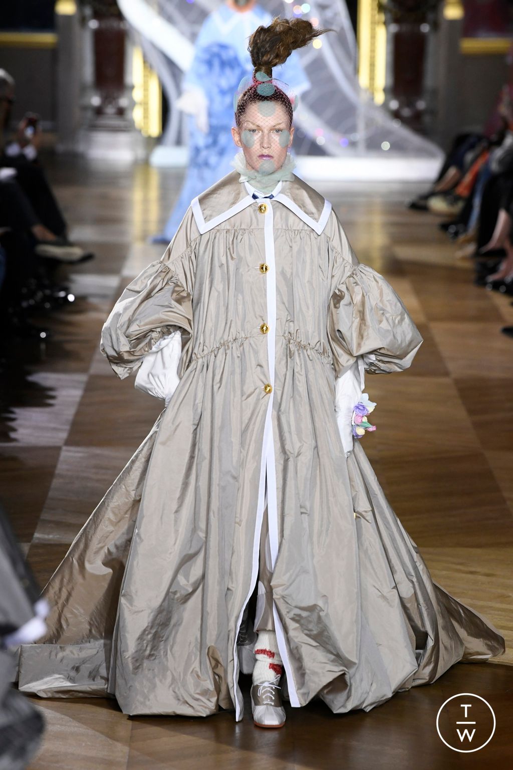 Fashion Week Paris Spring/Summer 2023 look 12 from the Thom Browne collection womenswear