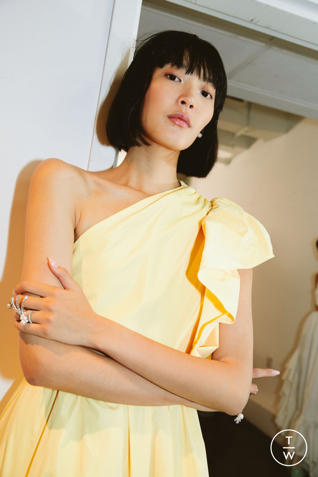 Fashion Week New York Spring/Summer 2023 look 7 de la collection Adeam womenswear accessories