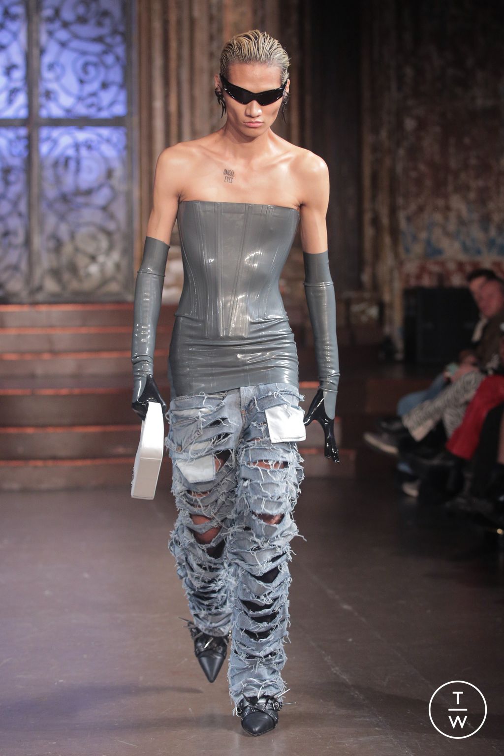 Fashion Week New York Fall/Winter 2023 look 10 from the Luis de Javier collection womenswear