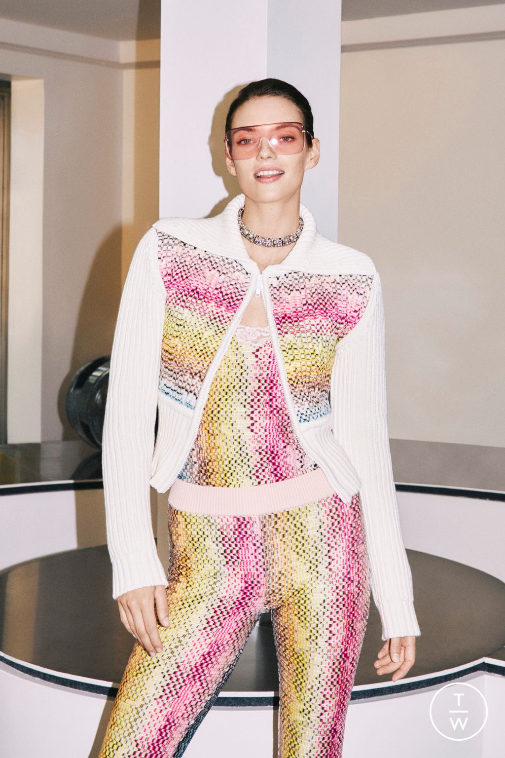 Fashion Week Milan Resort 2023 look 2 from the Missoni collection 女装