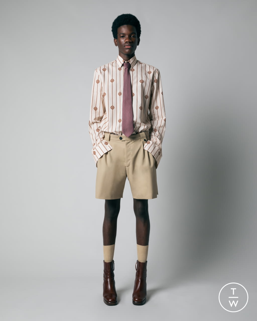 Fashion Week Paris Spring/Summer 2022 look 2 from the EGONlab collection menswear
