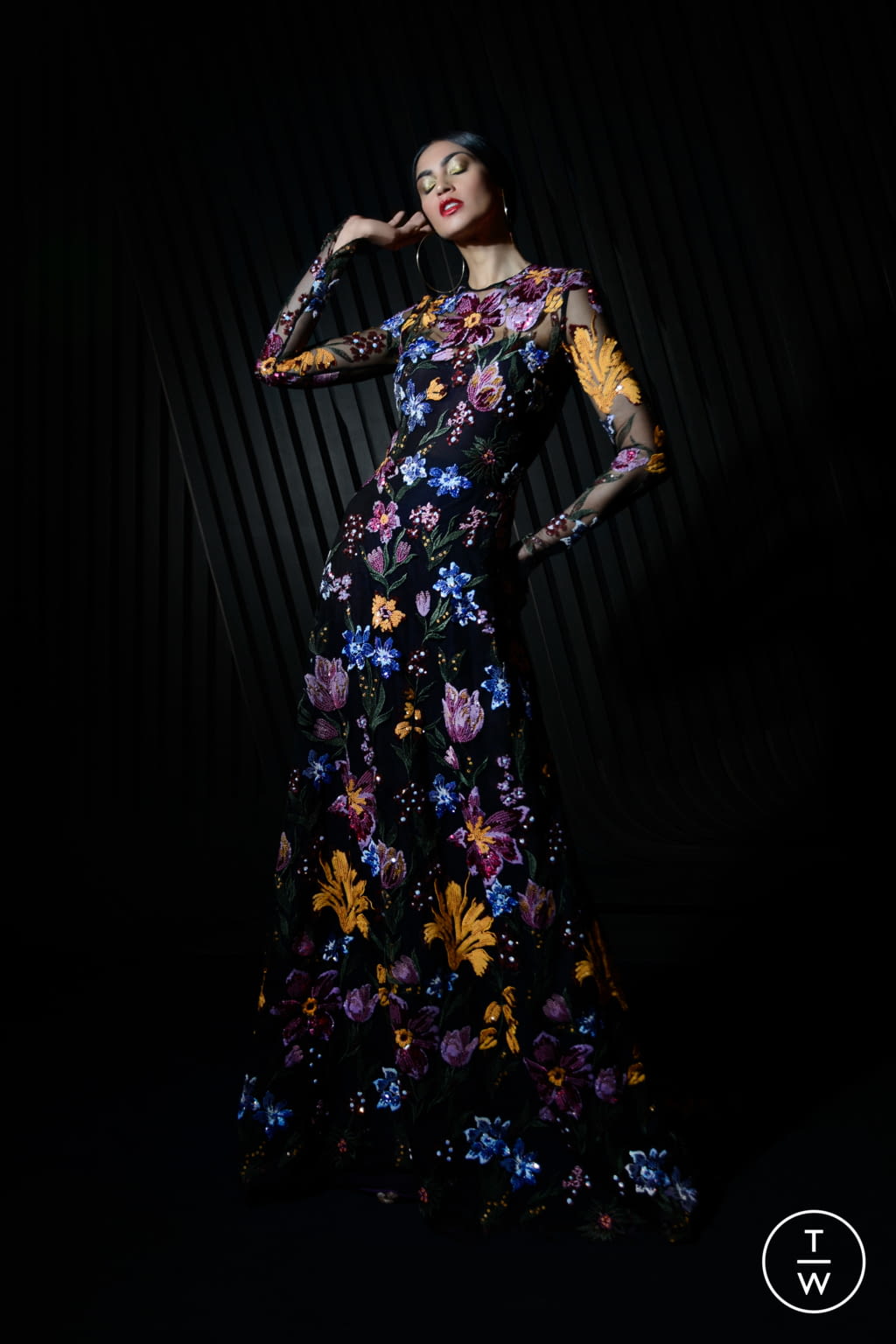 Fashion Week New York Fall/Winter 2021 look 2 de la collection Naeem Khan womenswear