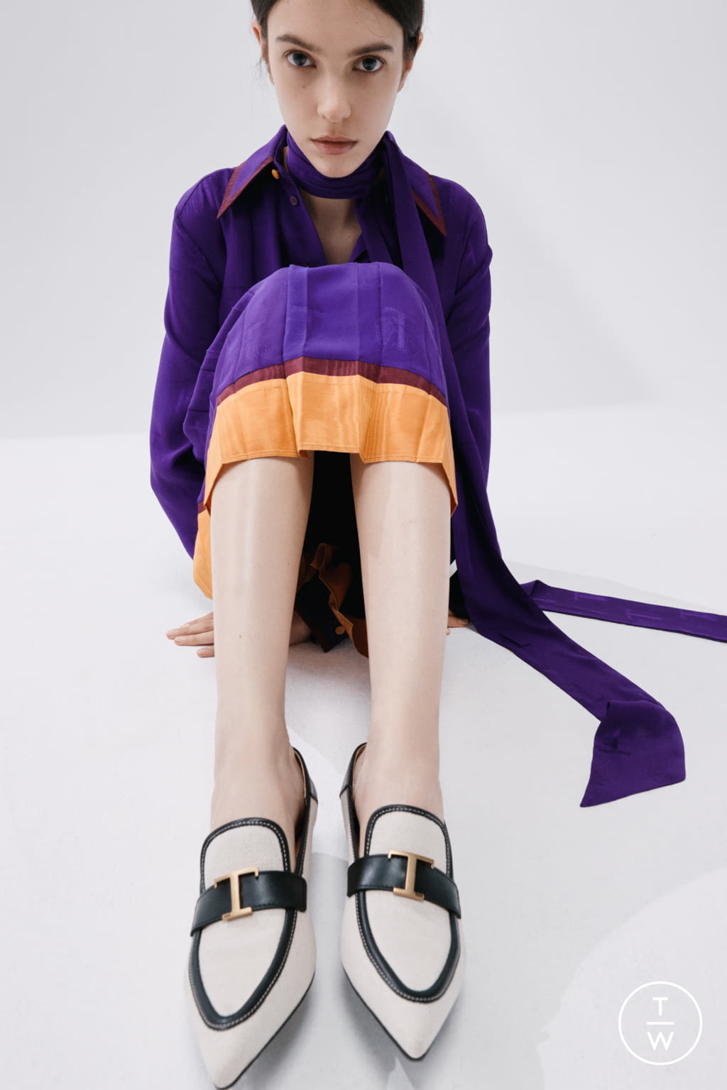 Fashion Week Milan Resort 2022 look 2 from the Tod's collection womenswear