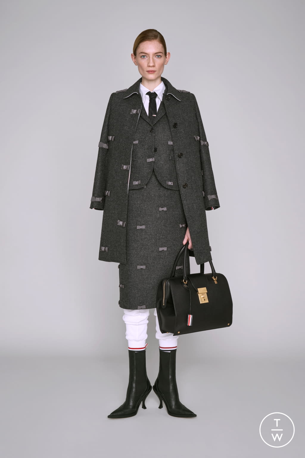 Fashion Week Paris Pre-Fall 2019 look 2 from the Thom Browne collection womenswear