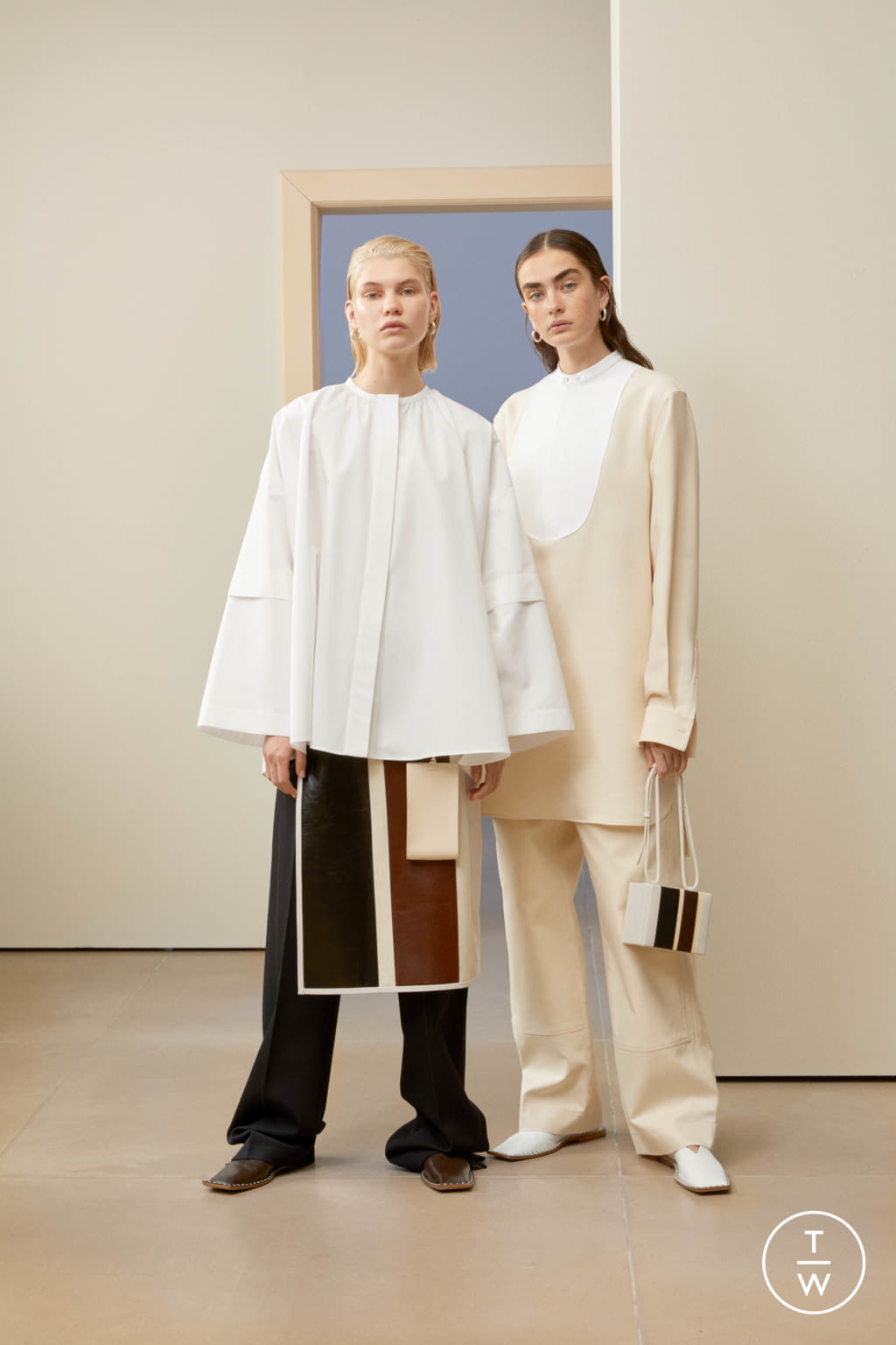 Fashion Week Milan Pre-Fall 2019 look 2 from the Jil Sander collection 女装