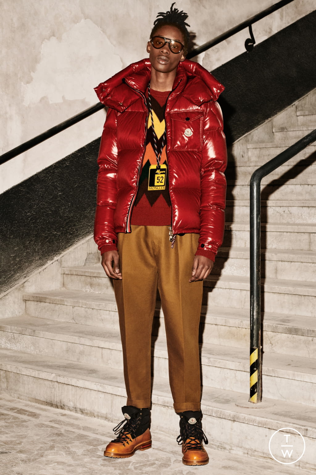 Fashion Week Milan Fall/Winter 2018 look 38 from the Moncler Genius collection 女装