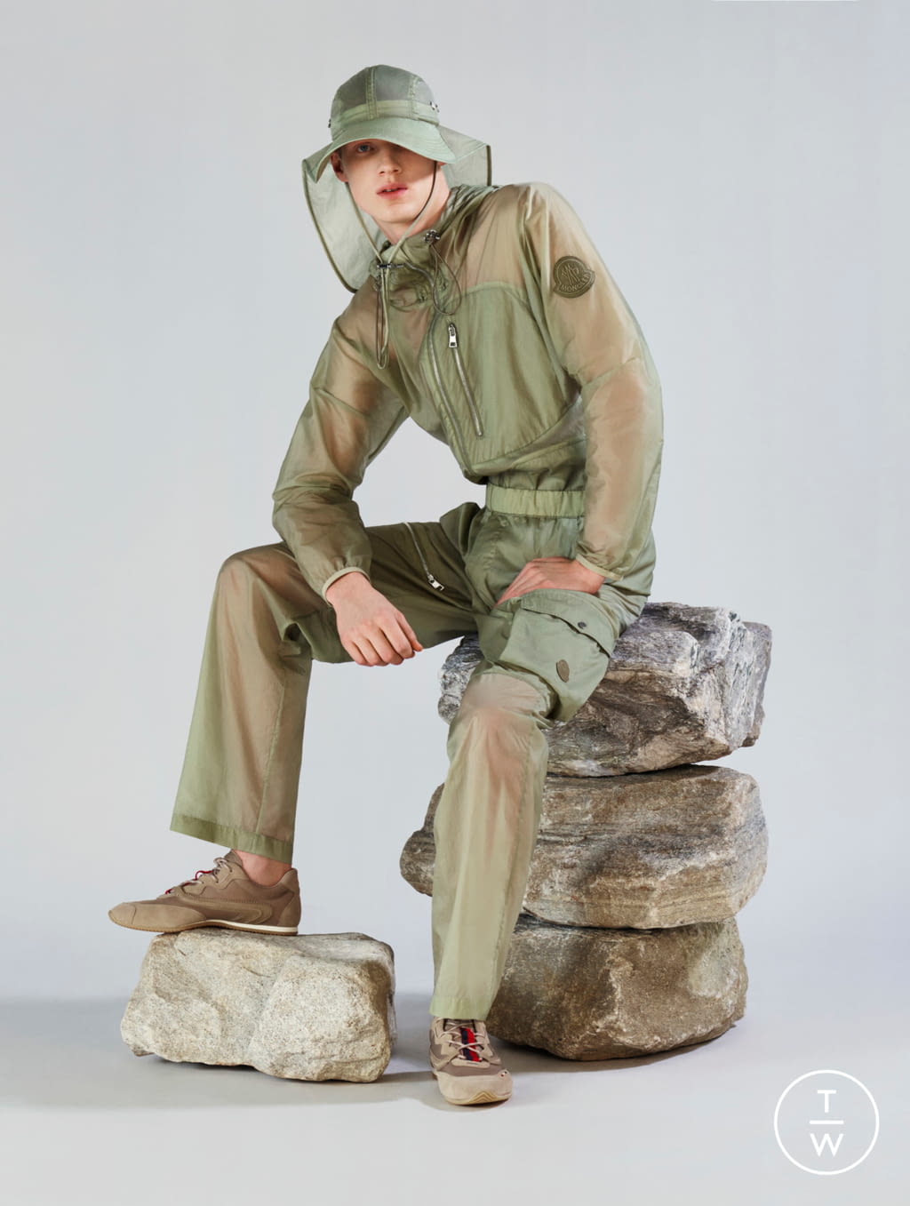 Fashion Week Milan Spring/Summer 2021 look 18 from the 2 Moncler 1952 collection 男装