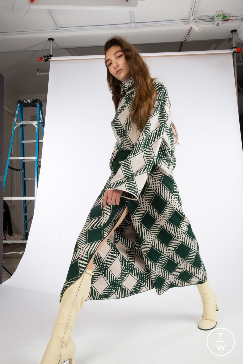 Fashion Week New York Fall/Winter 2021 look 20 from the Tanya Taylor collection womenswear