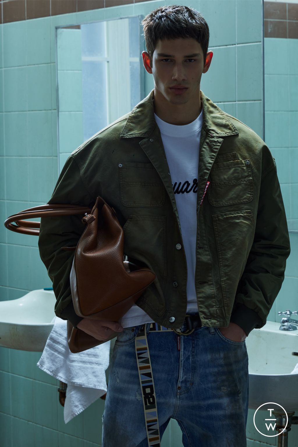 Fashion Week Milan Resort 2026 look 20 from the Dsquared2 collection menswear