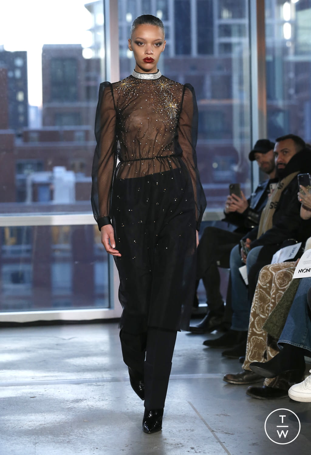 Fashion Week New York Fall/Winter 2022 look 19 from the Duncan collection 女装