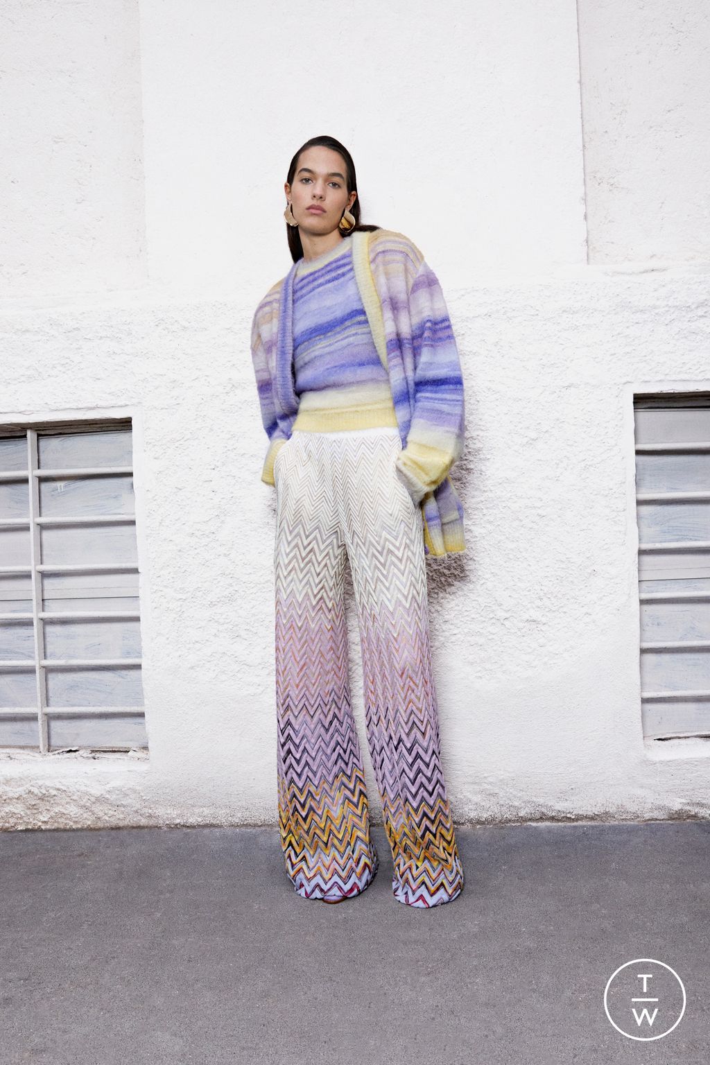 Fashion Week Milan Pre-Fall 2023 look 20 from the Missoni collection womenswear