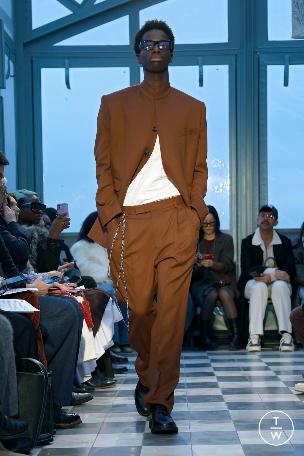 Fashion Week New York Fall/Winter 2025 look 20 from the 5000 collection womenswear