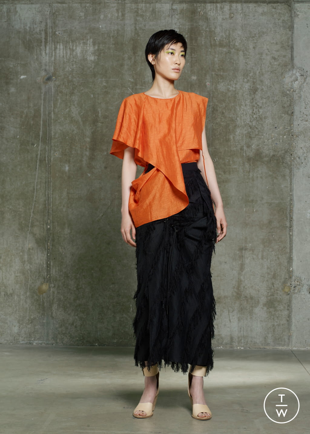 Fashion Week London Resort 2020 look 20 from the Chalayan collection womenswear