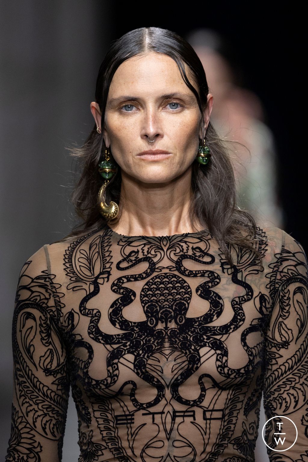 Fashion Week Milan Spring/Summer 2024 look 18 from the Etro collection 女装配饰