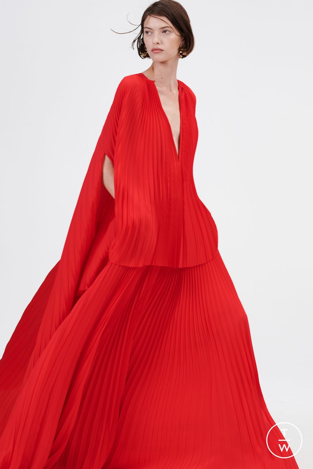 Fashion Week New York Pre-Fall 2024 look 20 from the Brandon Maxwell collection womenswear