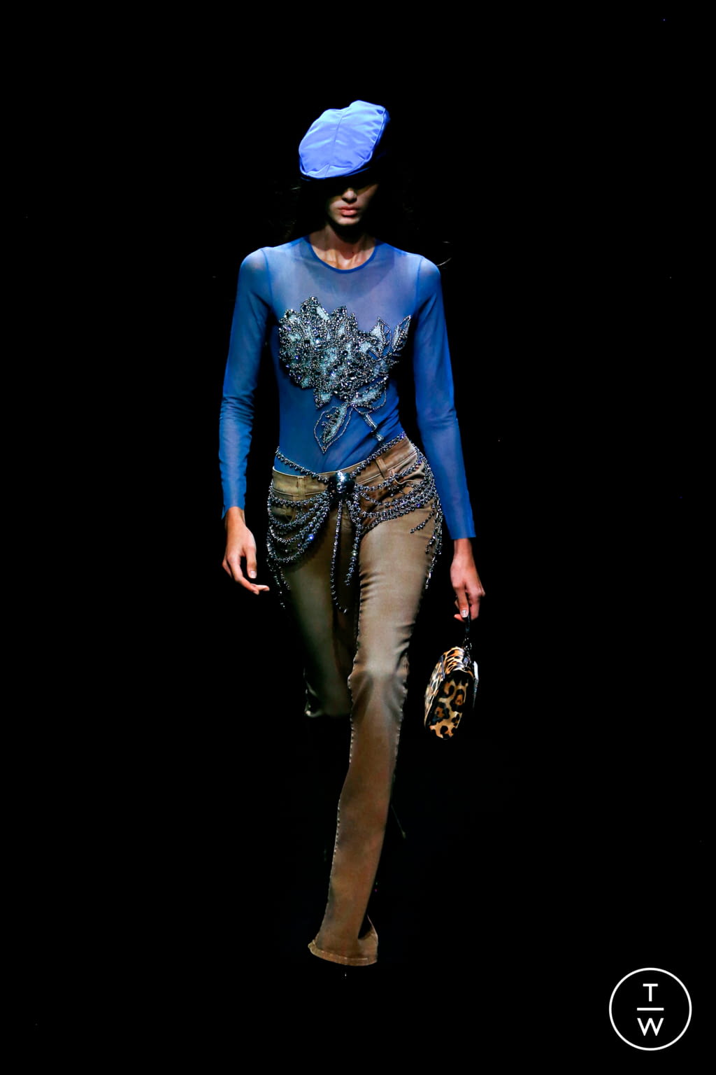 Fashion Week Milan Fall/Winter 2021 look 20 de la collection Blumarine womenswear