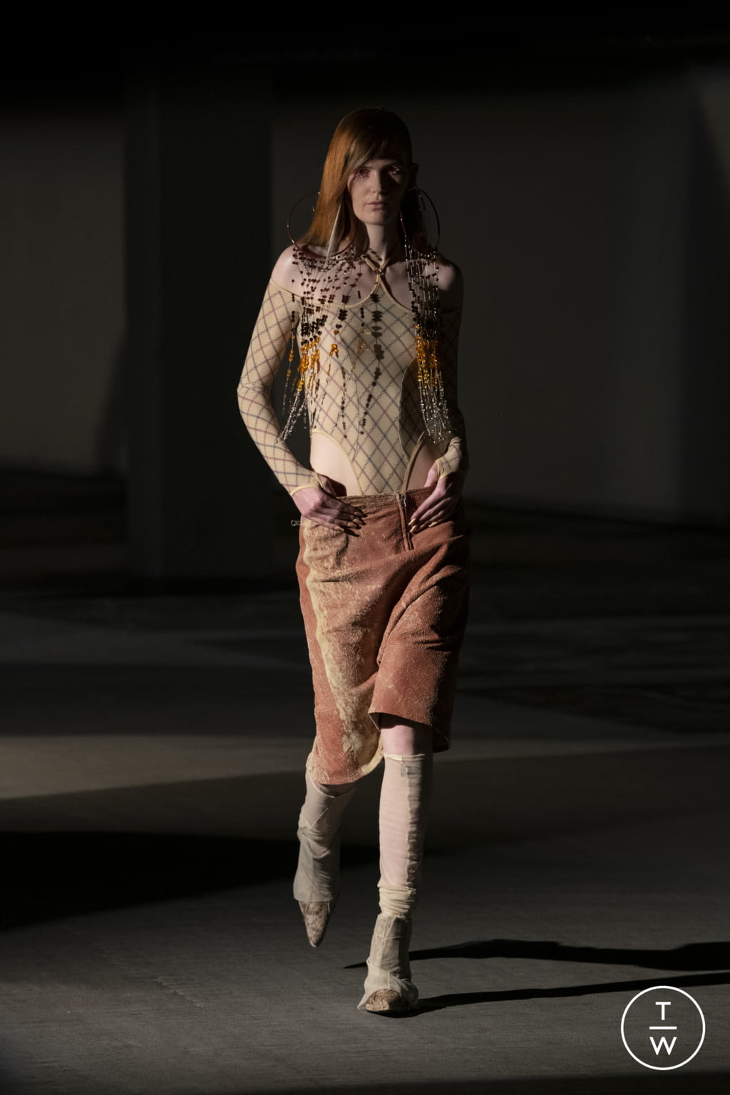 Fashion Week London Spring/Summer 2022 look 20 from the KNWLS collection womenswear