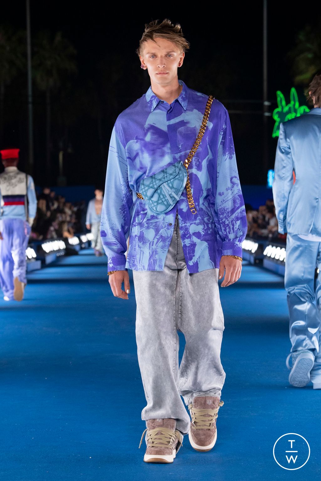 Fashion Week Paris Resort 2023 look 20 from the Dior Men collection 男装