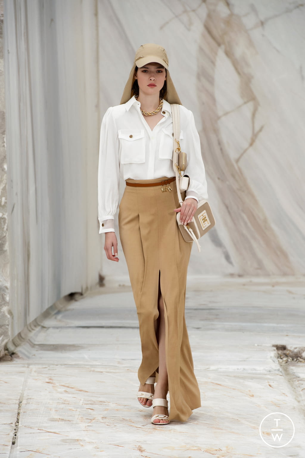 Fashion Week Milan Spring/Summer 2022 look 20 from the Elisabetta Franchi collection womenswear