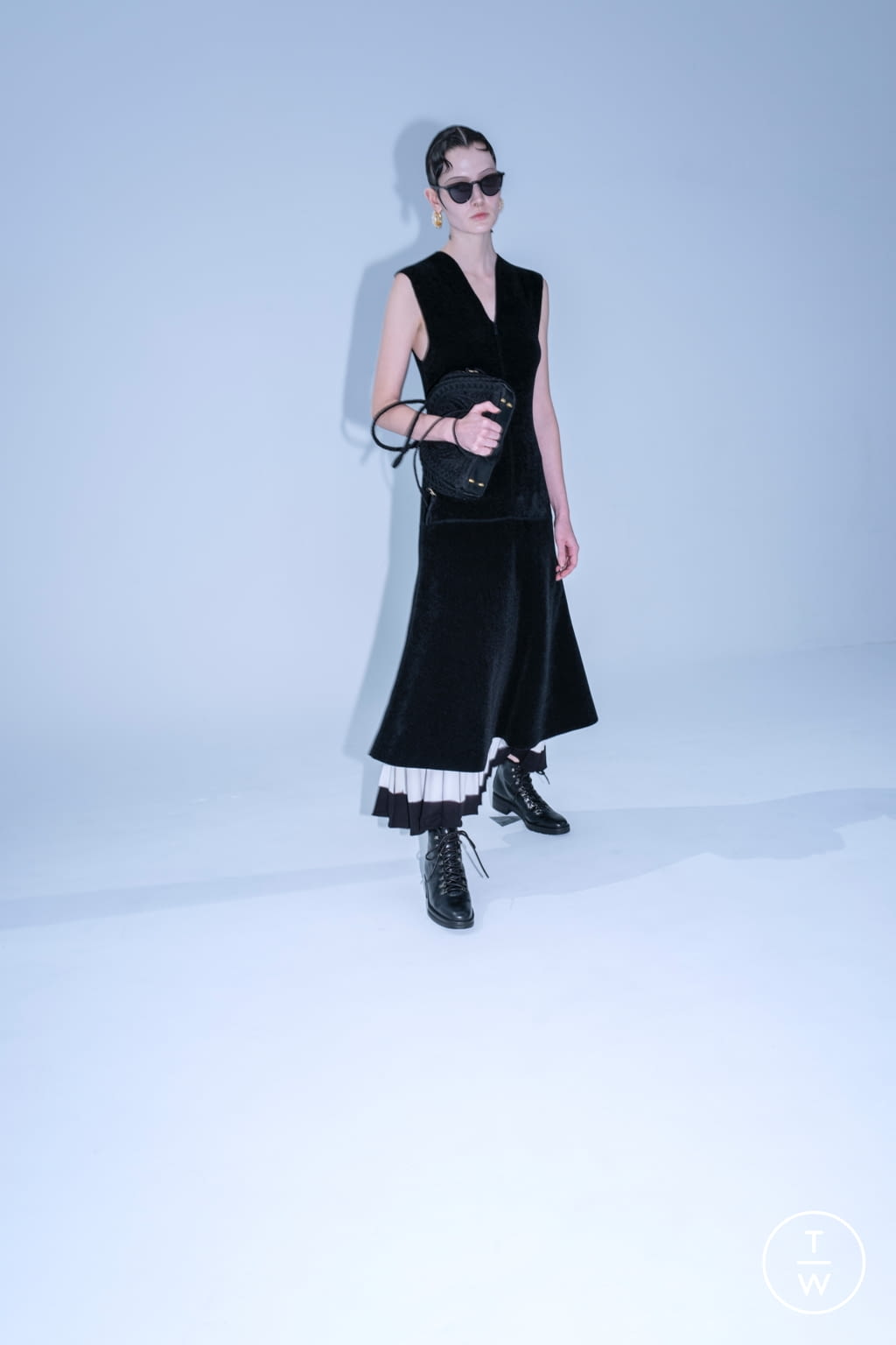 Fashion Week Paris Fall/Winter 2021 look 20 de la collection Mame Kurogouchi womenswear