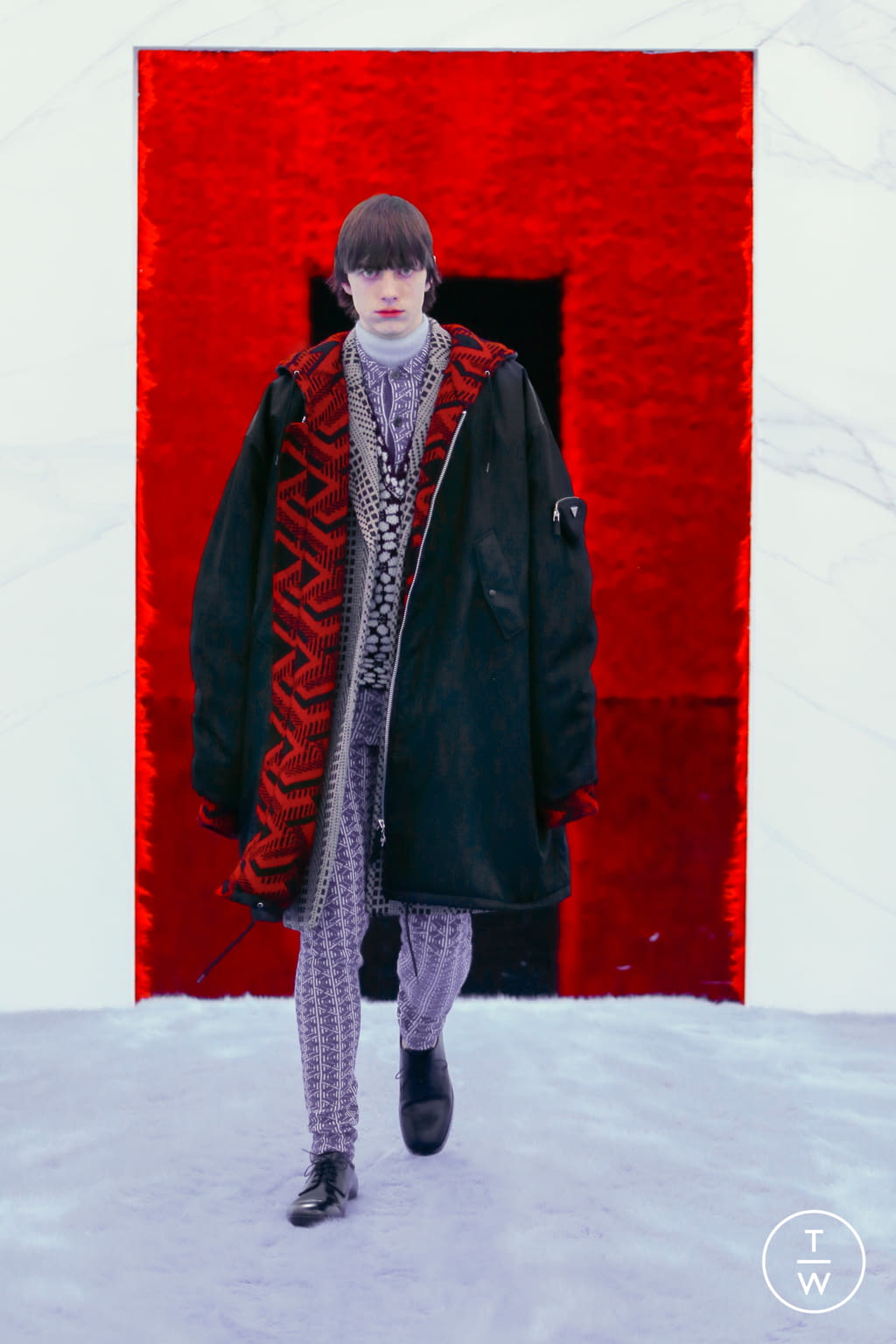 Fashion Week Milan Fall/Winter 2021 look 20 from the Prada collection menswear