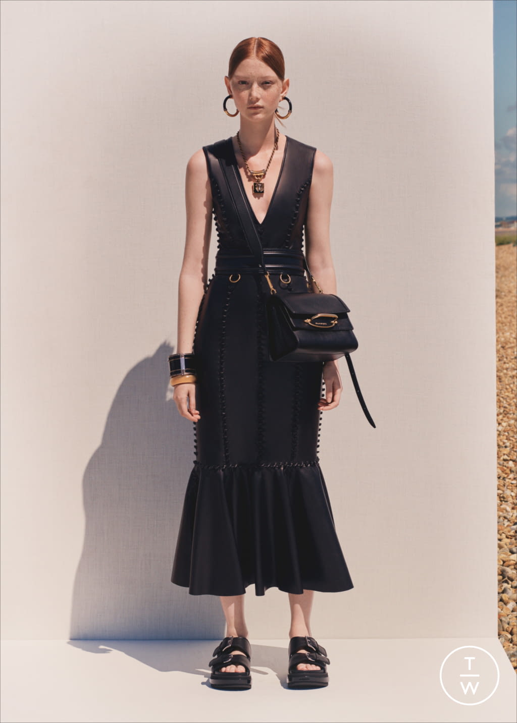 Fashion Week Paris Resort 2020 look 3 de la collection Alexander McQueen womenswear
