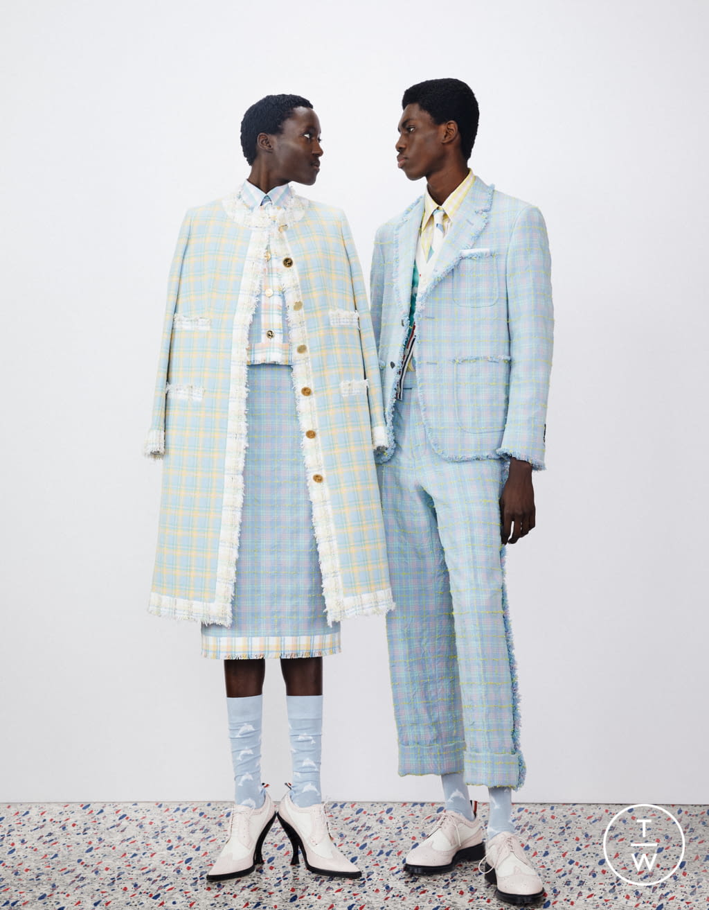Fashion Week Paris Resort 2020 look 20 from the Thom Browne collection 女装