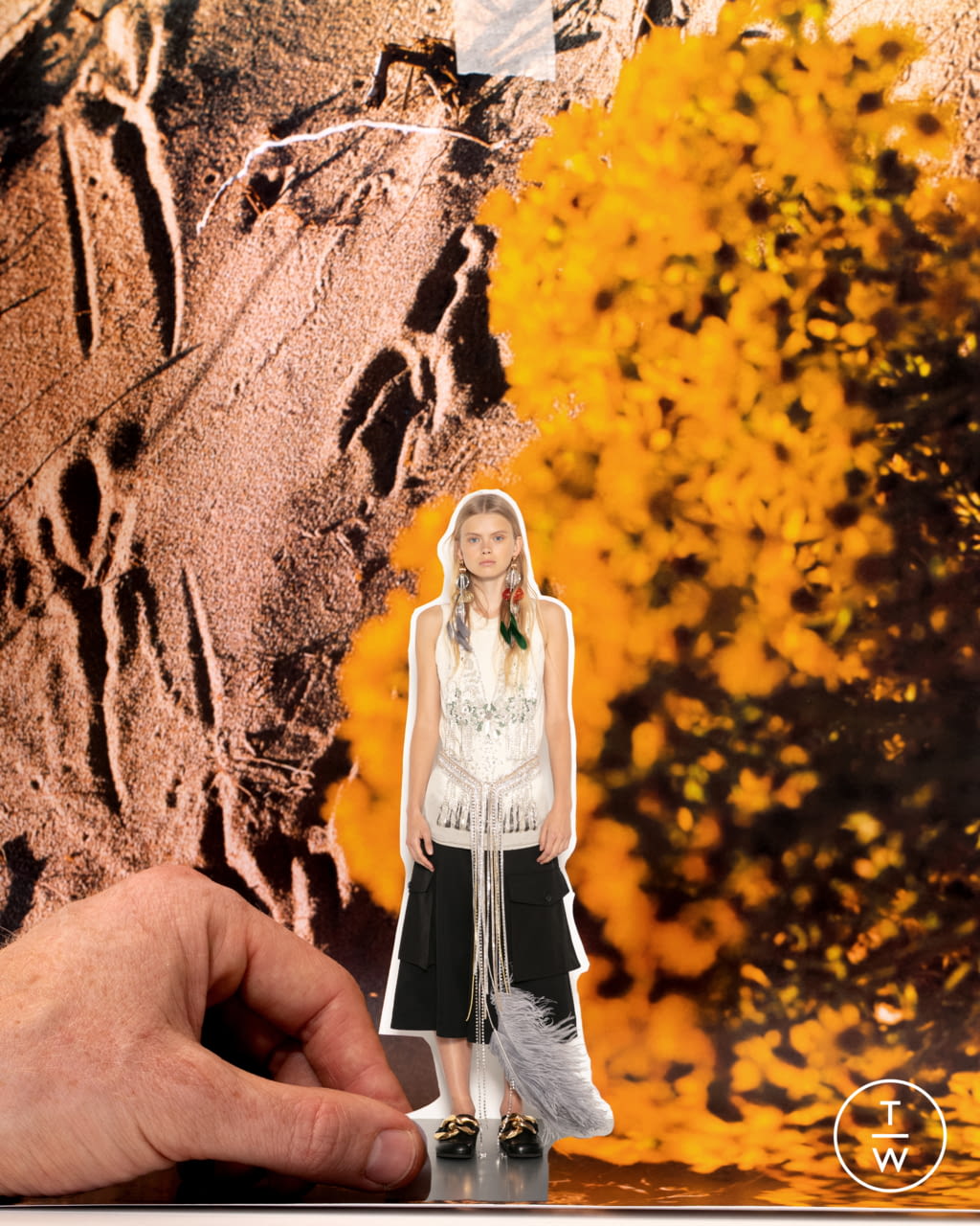 Fashion Week Paris Spring/Summer 2021 look 20 from the JW Anderson collection 女装